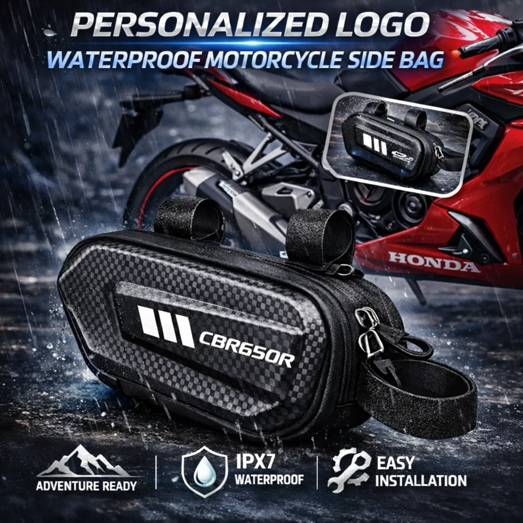 

For HONDA CBR650R CBR 650R 2018 2019 Motorcycle Side Bag Personalized Logo Waterproof Hard Shell Saddlebag