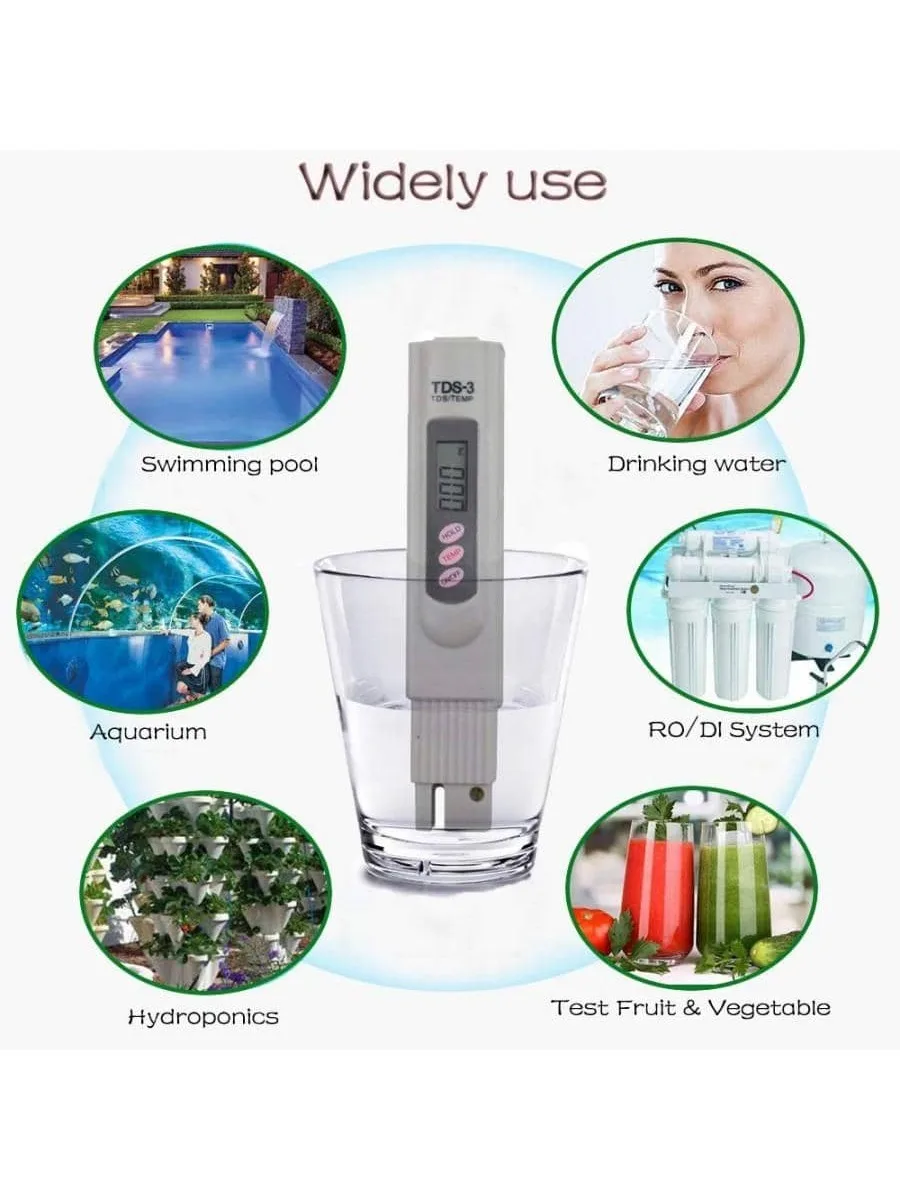 TDS-3 TDS Pen Portable Digital TDS Meter Filter Measuring Water Quality Purity Tester Tds Meter