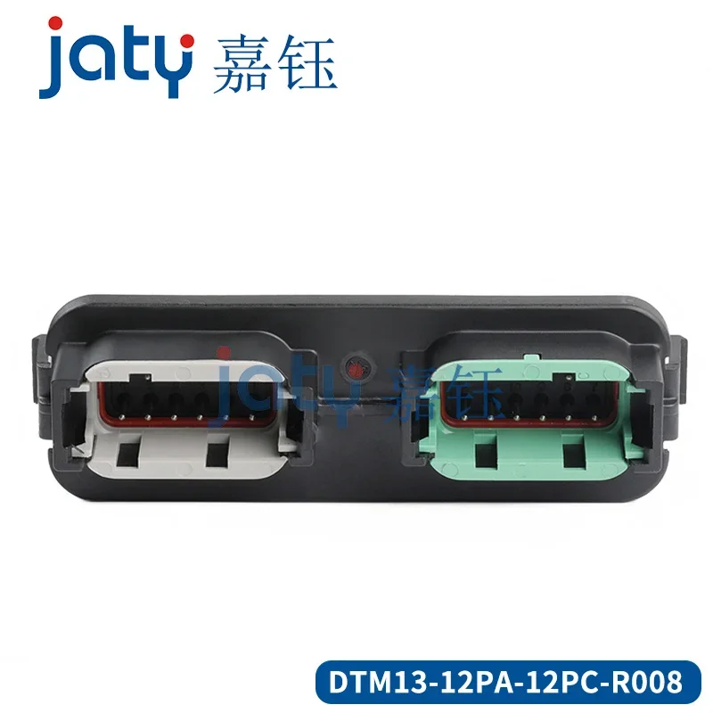 

24-контактное изогнутое сиденье DTM, торцевое сиденье для печатной платы DTM, водонепроницаемый автомобильный разъем, DTM13-12PA-12PC-R008