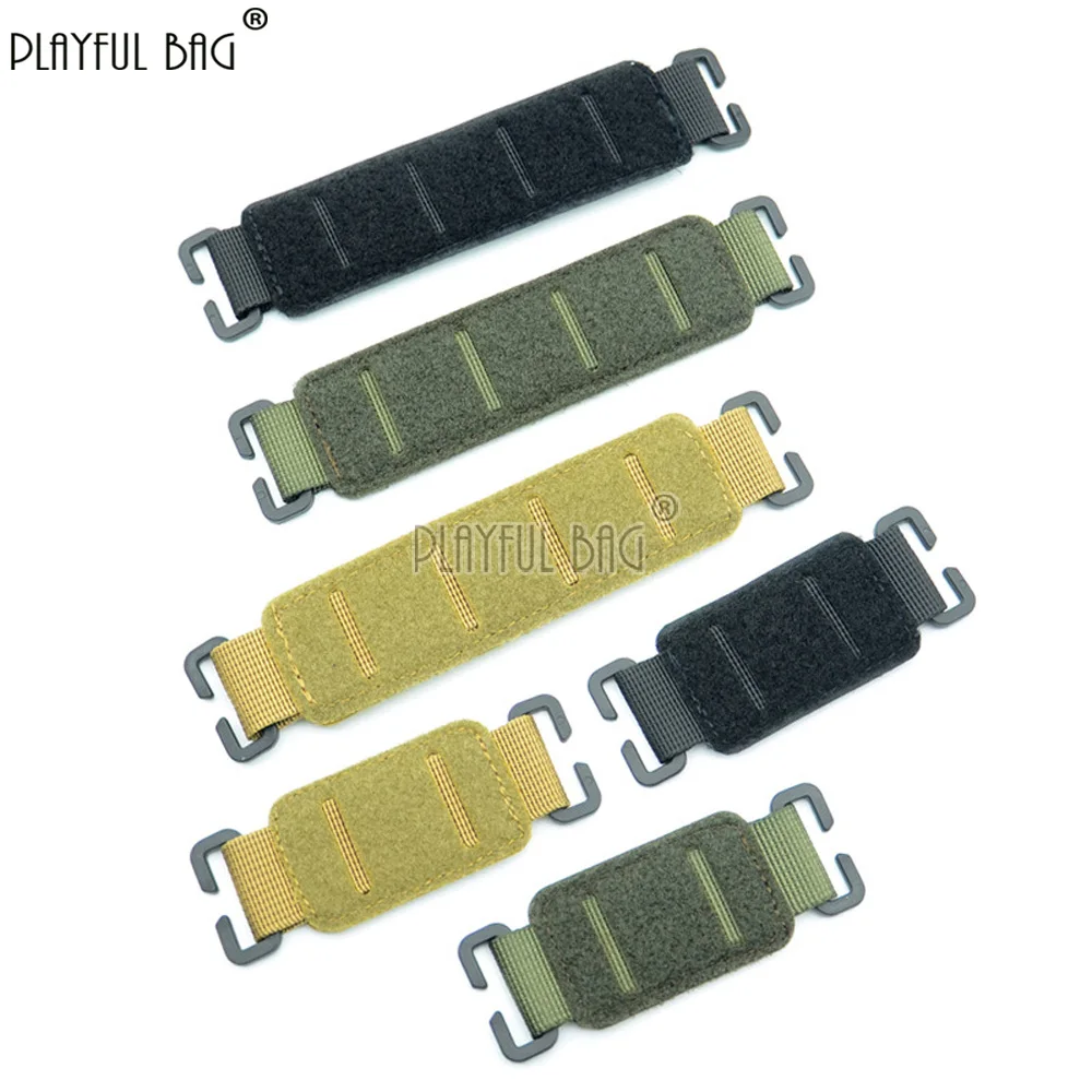 لوحة تصحيح تكتيكية مزدوجة الجوانب - قاعدة حلقة خطاف وظيفية لأنظمة مولي - حامل تحويل شارة تكتيكية QG340S