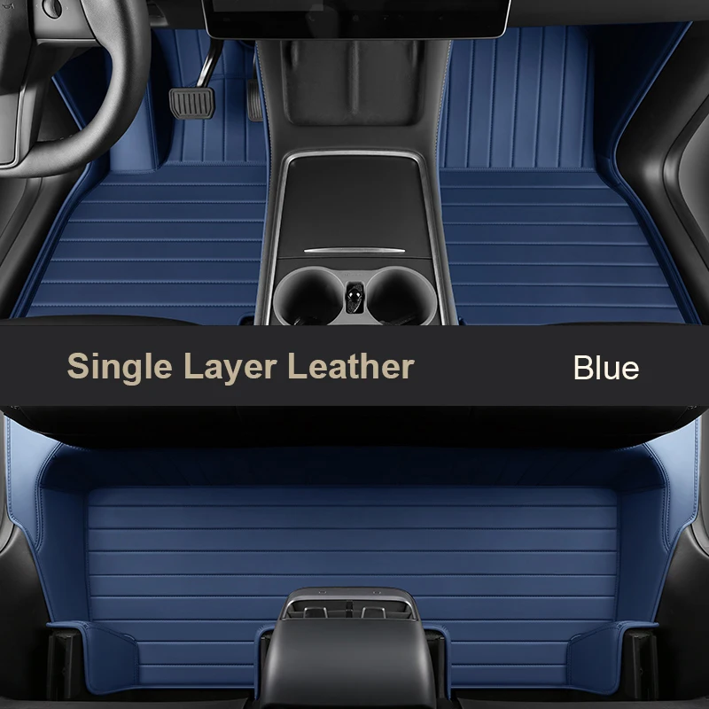 Tesla Model Y Custom Fit Car Accessories Floor Mat Interior ECO Material for Tesla Model Y Single Layers for Front and Rear Seat