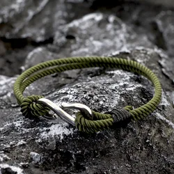 New Design 3mm Thin String Bracelet For Men Handmade Unfading Nautical Wrap Rope Braslet Lucky Red Thread Braclet Pulseria Homme