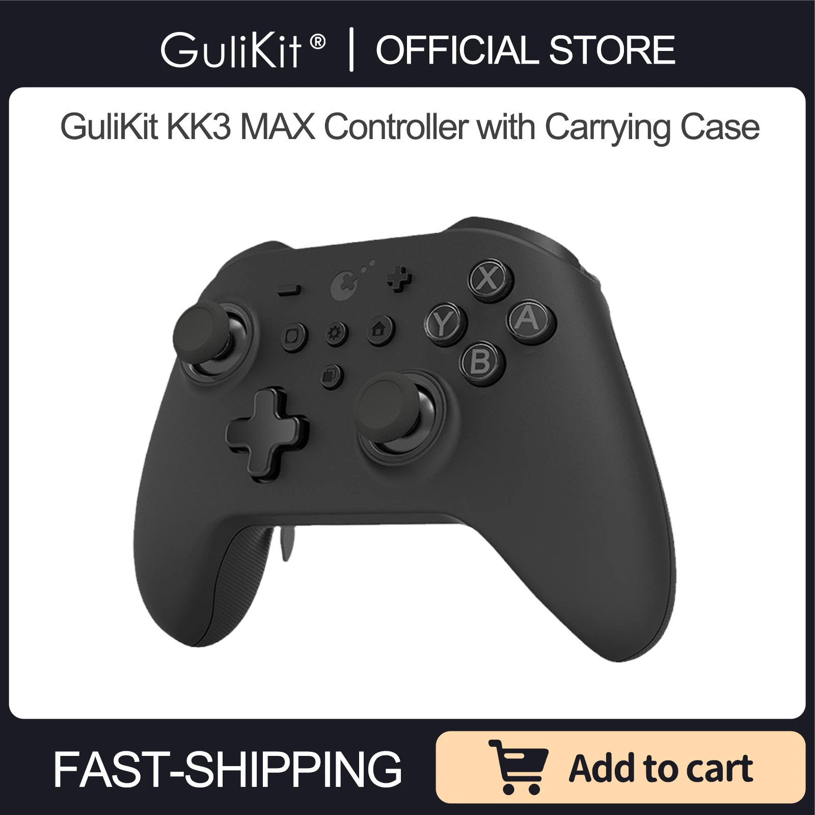 

GuliKit KK3 MAX Controller KingKong 3 Gamepad with Hall Effect Joysticks & Triggers for Windows Nintendo Switch Android iOS