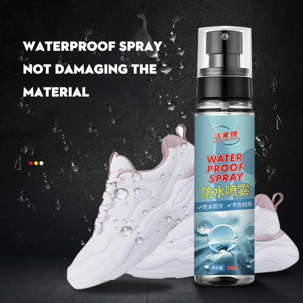 Spray antipioggia Spray protettivo per scarpe Spray per impermeabilizzare pelle e pelle scamosciata Nano Protector Spray per protezione antimacchia impermeabile Y5E9