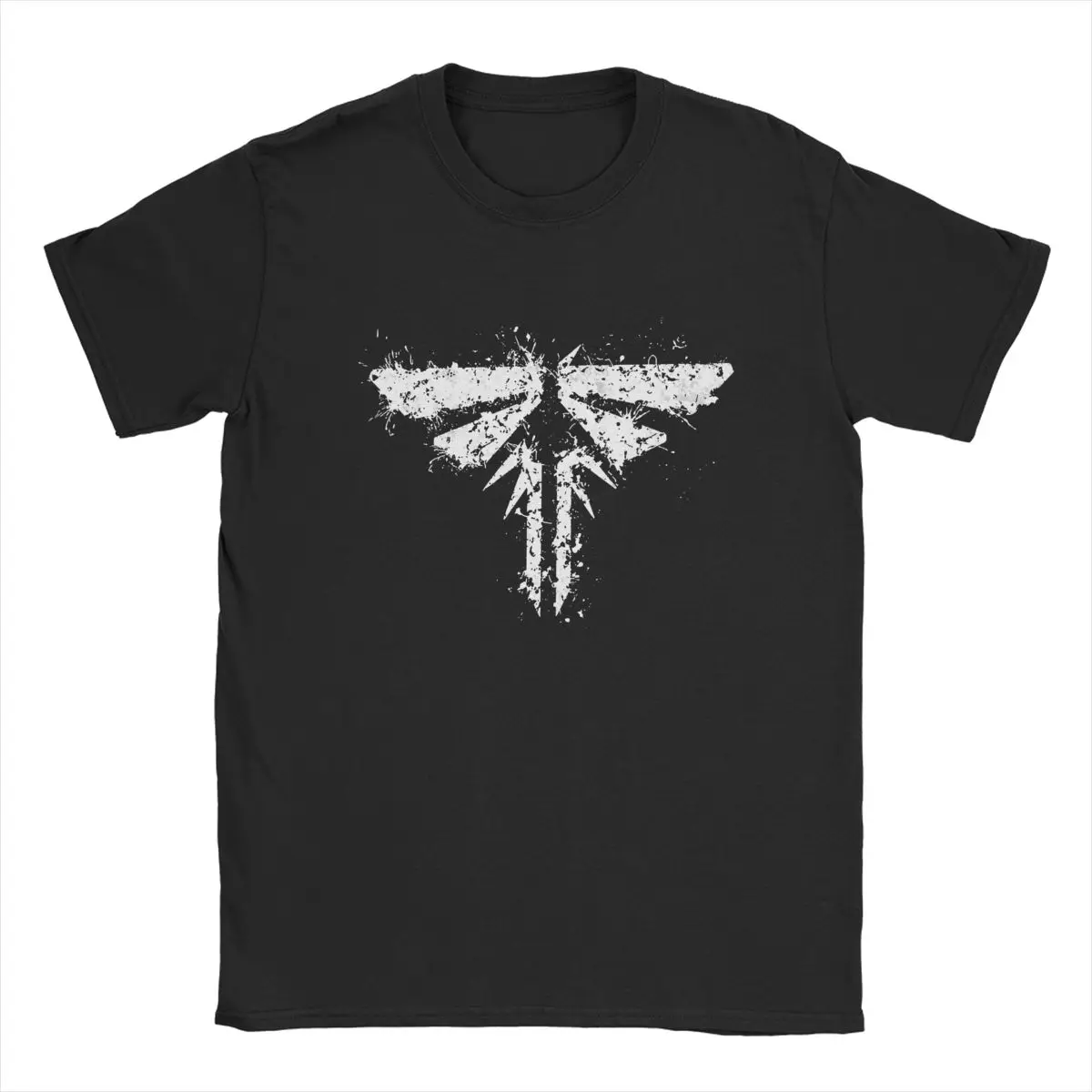 Men 2024 Last Of Us Firefly T Shirts Darkness Look For The Light Pure Cotton Short Sleeve Crew Neck Tee Shirt Gift Idea T-Shirts