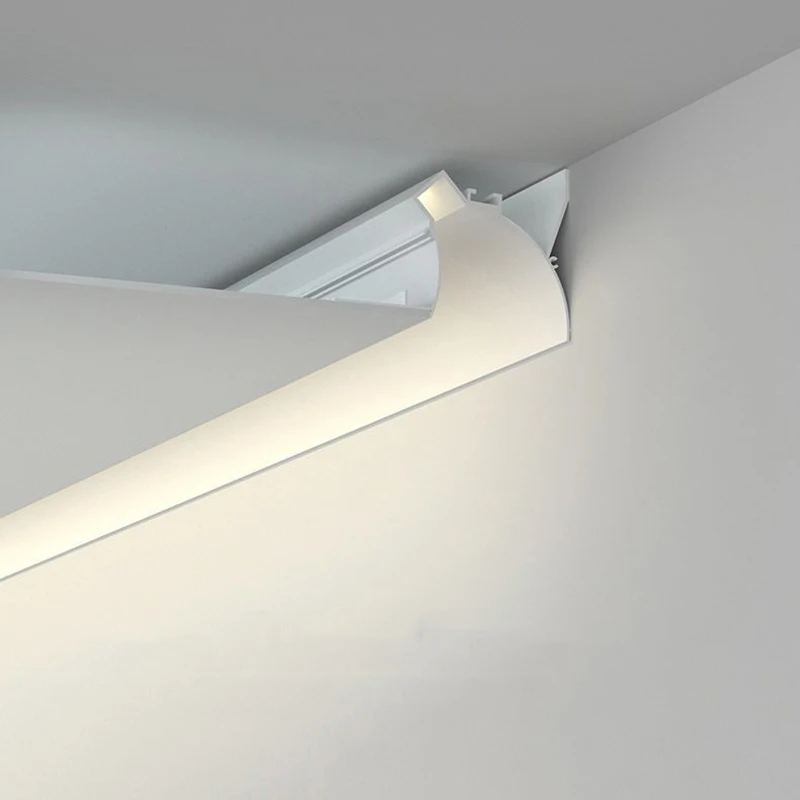 

Top Corner Led Aluminum Profile Light Indoor Gypsum Linear Lamps Ceiling Free Hard Bar Strip Lighting Channel Lamp