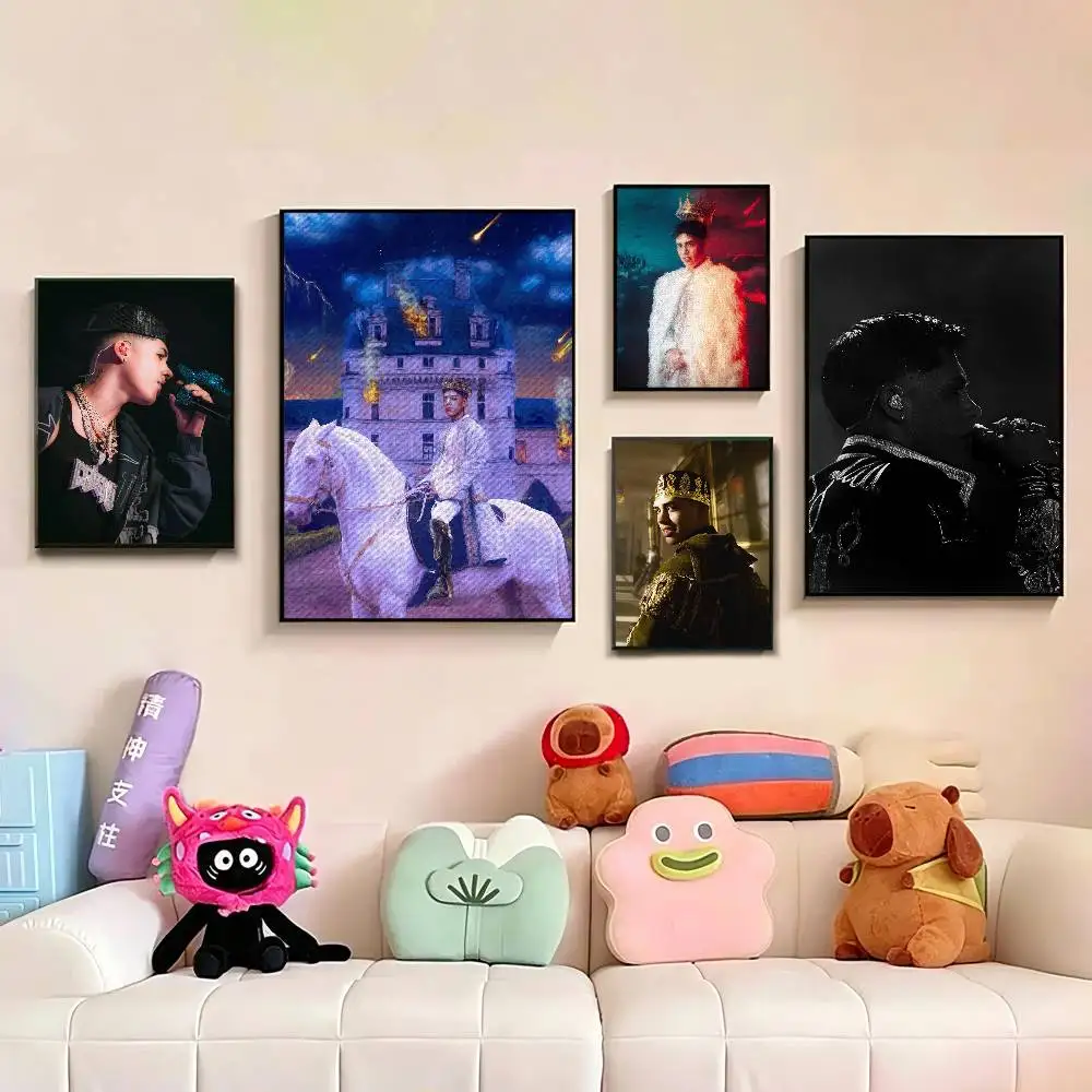 

A C-Cris M-MJ Singer Poster Waterproof Wall Art Sticker For Bar Living Room Vintage Decor