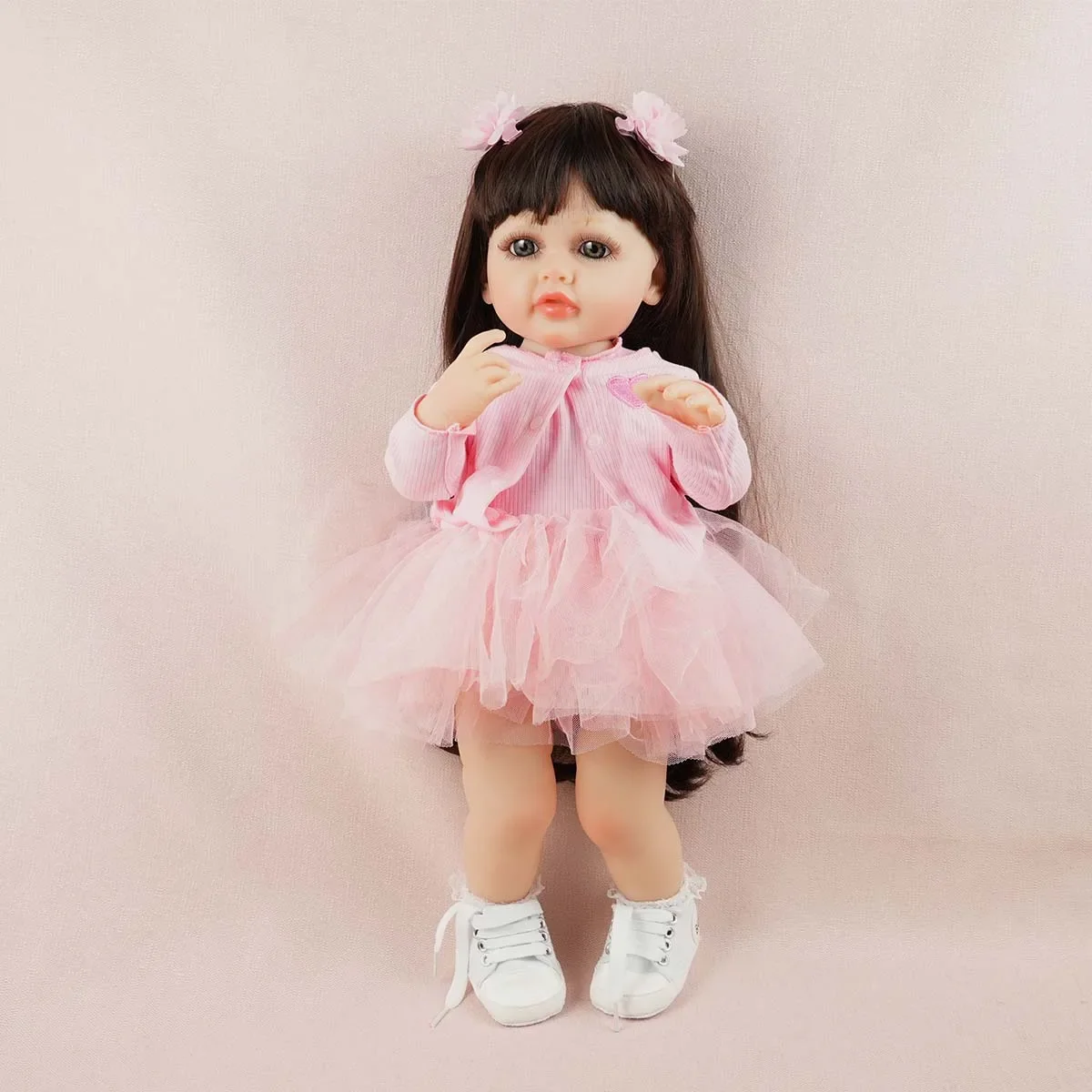 

JOYORA Realistic Finished Reborn Doll Birthday Gift Children's Playmate Fashionable Reborn Doll Girl's Birthday Gift Lifelike