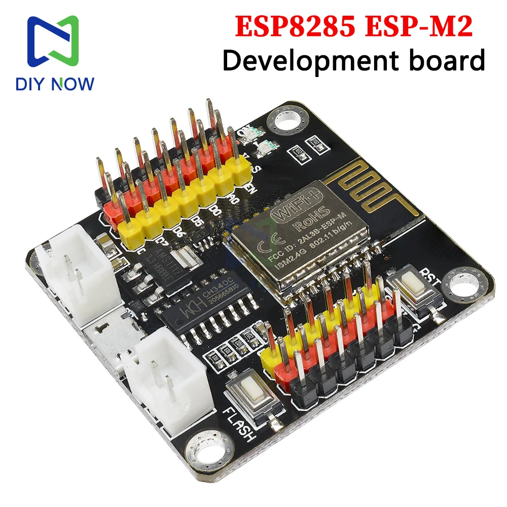 Strong ESP8285 ESP-M2 module WIFI development board CH340C built-in Tensilica L106 ultra-low power 32-bit microprocessor