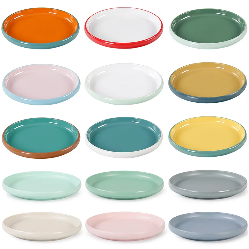 Melamine Plastic Dinner Plate Self-Service Hot Pot Restaurant Side Dish Disc