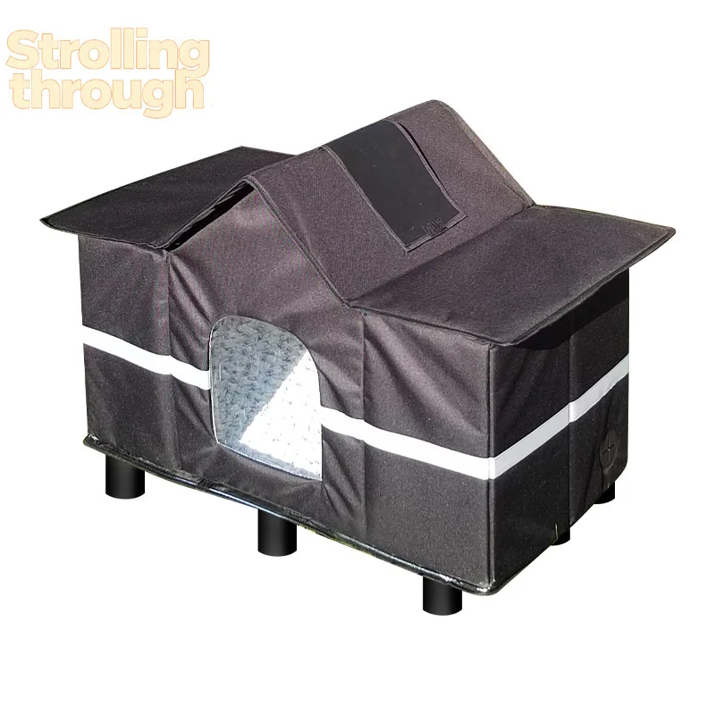 

Outdoor Cat Litter Winter Thickened Waterproof Warm Small Dog All Seasons Rainproof Closed Stray Cat House