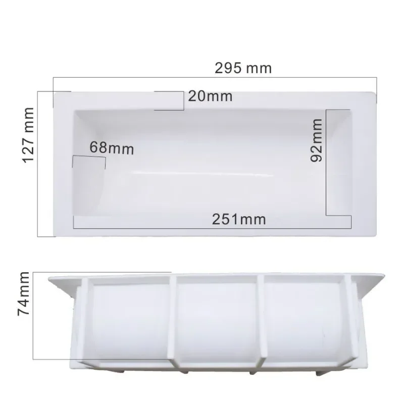 Silicone Swiss Cake Mould Yule Log Mold Large Buche Form Silicon Fondant Mat Impression Lace Moulds