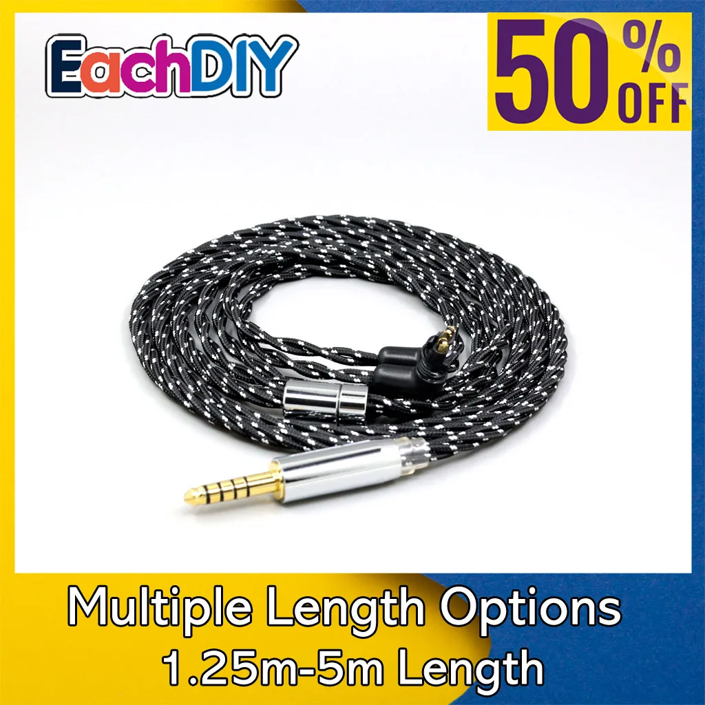 

OCC Mixed OFC Twisting Nylon Earphone Cable For Sony MDR-EX1000 MDR-EX600 MDR-EX800 MDR-7550 LN008719