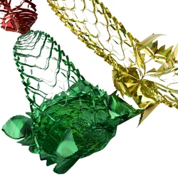 4PCS 2.5M Xmas Foil Garland Ceiling Hanging Party Wreath Christmas Party Swirl Tassel Ornaments For Household DIY Decoration