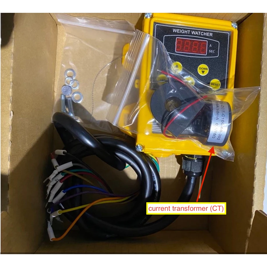 CWL-010 Electronic Digital Lifting Overload Limiter for Hoist Crane Motor Protection with Current Transformer (CT) Safety Device