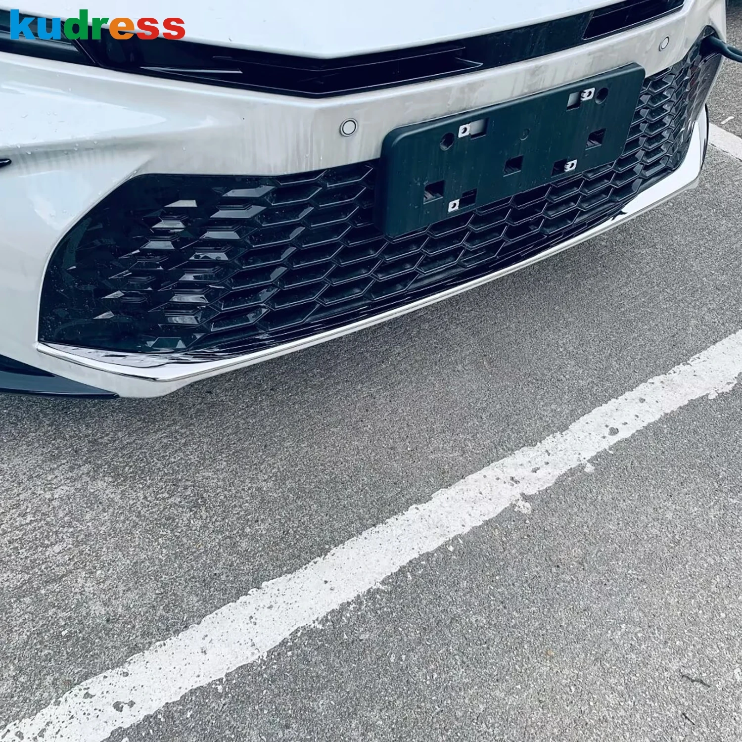 For Toyota Camry SE XSE 2025 2026 Chrome Front Bottom Bumper Cover Trim Lower Grille Grill Molding Garnish Strip Car Accessories