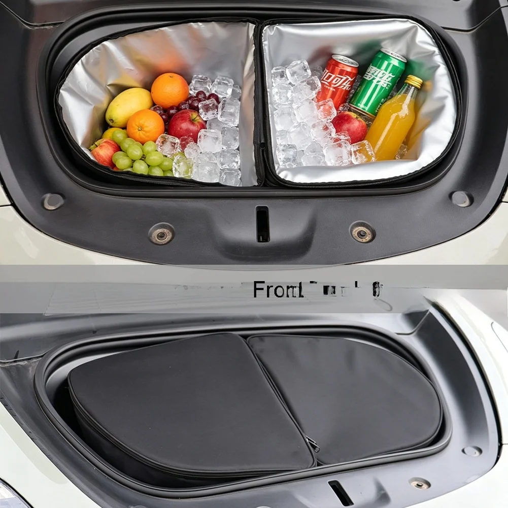 Spacious Insulated Trunk Bag Insulated Storage Bag Waterproof Trunk Box Insulated Storage Bag 600D Oxford Fabric