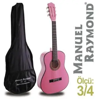 Classical guitar Junior Raymond MRC87PNK (SHEATH GIFT) Music,Acoustic, Hobby, Custom, a new generation, made in Turkey