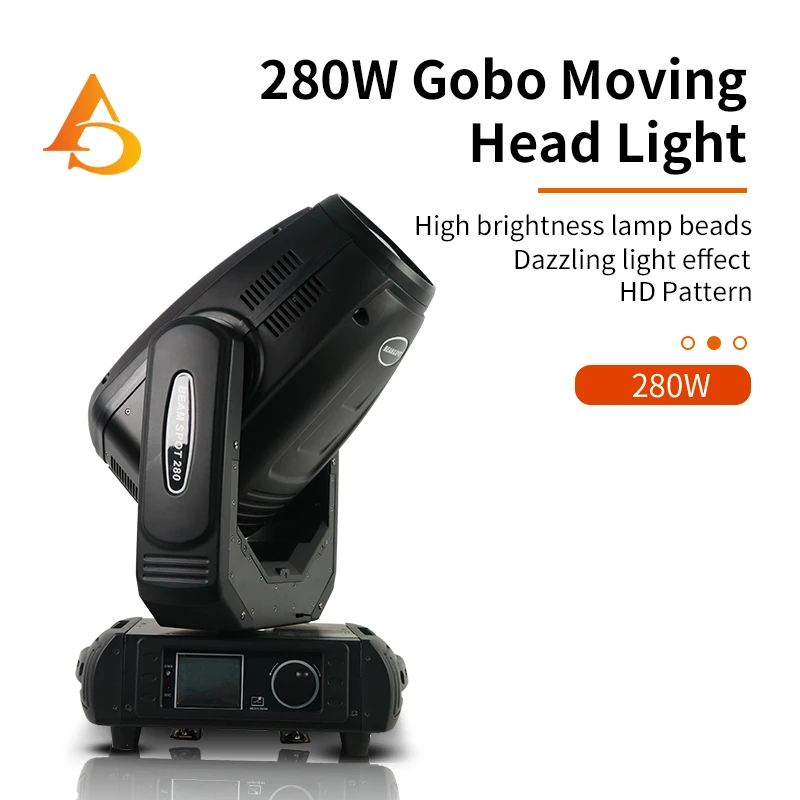 DMX 280W 10R Lyre Beam Spot Wash 3in1 Moving Head Light Beam 280 Beam 10R Stage Light Suitable for stage performances