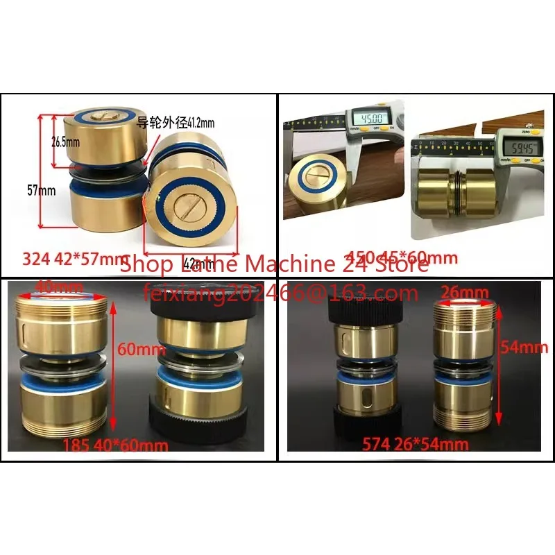 1 pz WEDM Puleggia In Rame Rullo 42*63mm Gruppo Ruota Guida 32*60mm Ottone per macchina per taglio a filo CNC