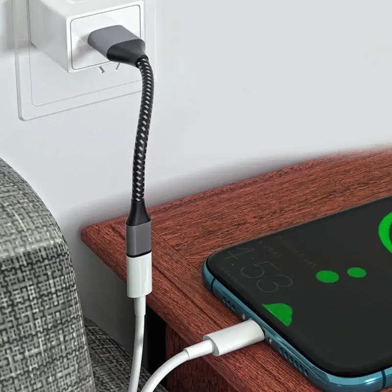 2025 New USB 2.0 Male to -type c pemint Extension Adapter for laptop pc charcer enterction extension converter for phone