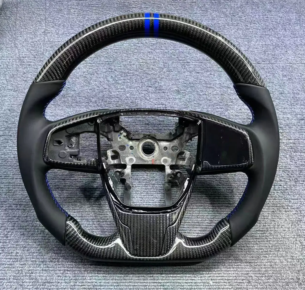 

US Version Carbon fiber Car Steering Wheel For 10 Generation Honda CIVIC 2016-2021