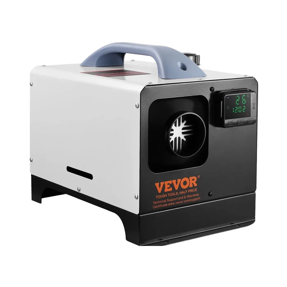 VEVOR Diesel Air Heater All-in-One Remote Control LCD Screen Fast Heating Low Noise Portable 30kg Truck Van RV Trailer Camper