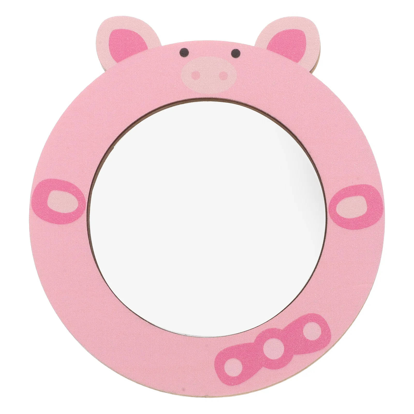 

Деревянное ручное зеркало для раннего развития (DIY), безопасное зеркало, аксессуар для поделок, для детей, детского сада, домашнего обучения, рождественские подарки