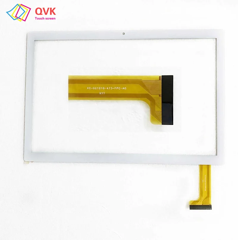 

White 10,1inch P/N XC-GG1010-473-FPC-A0 Tablet Capacitive Touch Screen Digitizer Sensor External Glass Panel XC GG1010 473 FPC