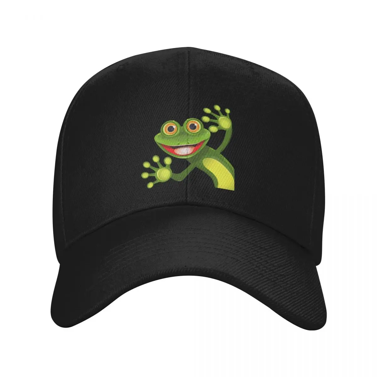 

Классическая бейсболка унисекс Happy Frog на заказ, регулируемая шляпа для папы для взрослых для мужчин и женщин, спортивные кепки Snapback