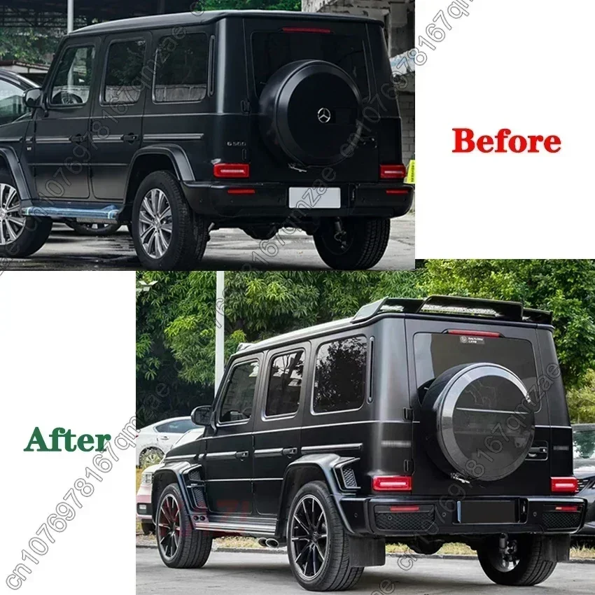 Car Rear Roof Spoiler For Mercedes Benz G Class W464 G350 G500 G550 G53 G63 2018-2024 Rear Top Lip Tail Wing Refits Spilers