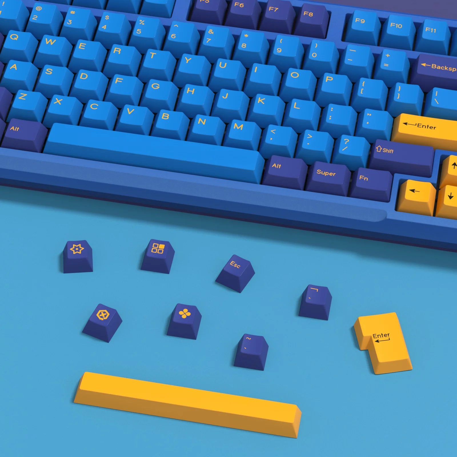 Imagem -04 - Kbdiy-gmk Nautilus Keycap Kit Teclado Mecânico Gamer Point Keycap Retro Perfil Cereja Double Shot Pbt Iso