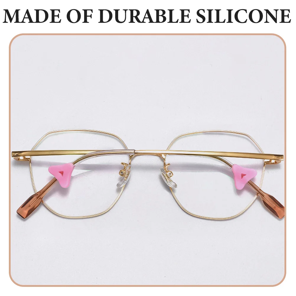

Glasses Retainer Pink Portable Glass Anti-Skid Glasses Retainer Grips Ear Grips Non-skid Eyeglass Accessories