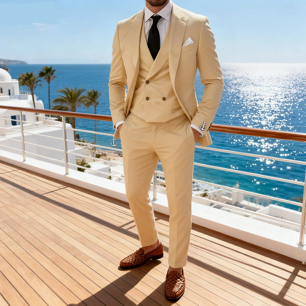 

Slim Fit Formal Smoking Masculino Высококачественная красная и темно-синяя деловая офисная повседневная одежда для мужчин