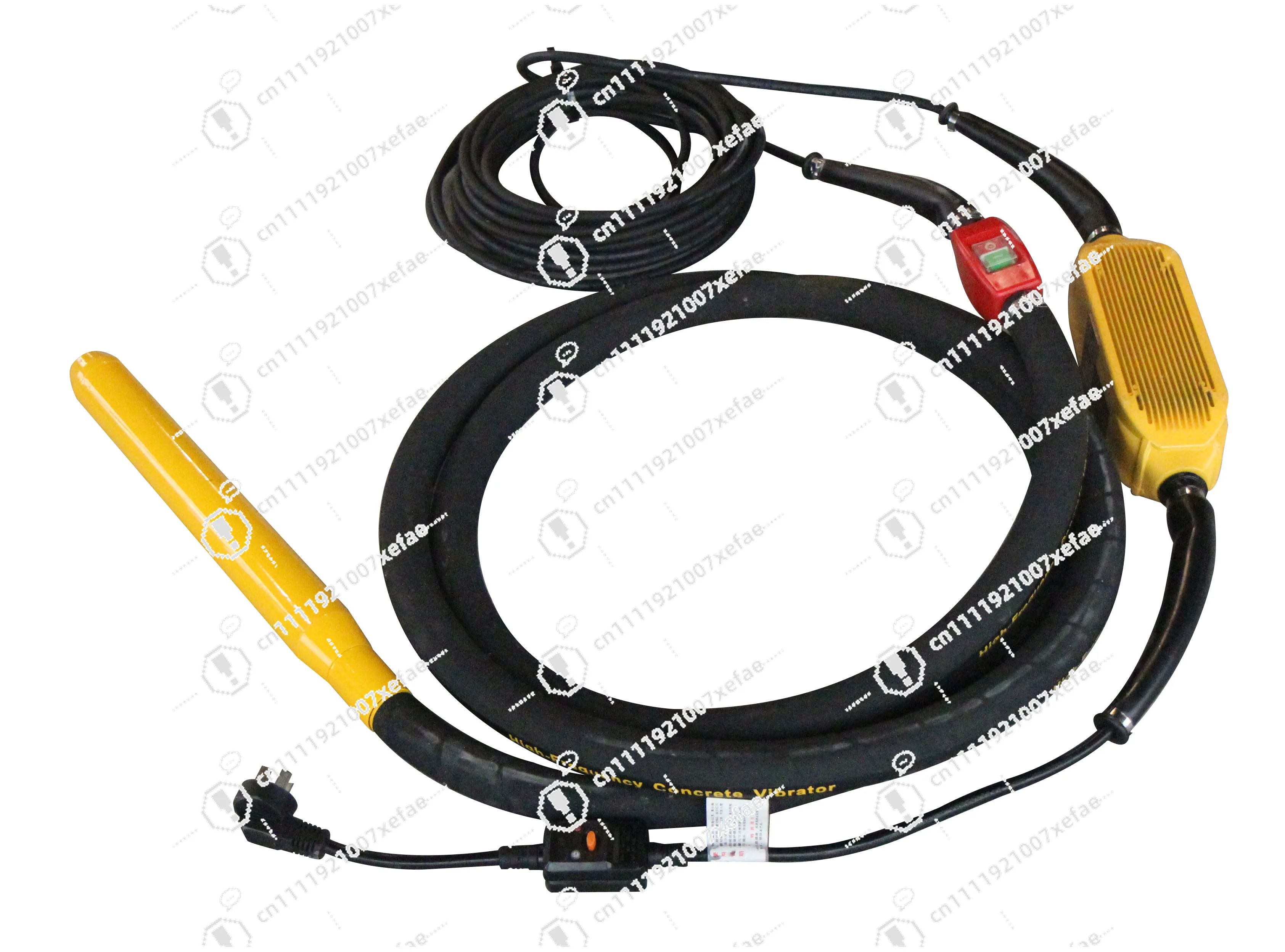 High frequency concrete vibrator for easy operation and maintenance