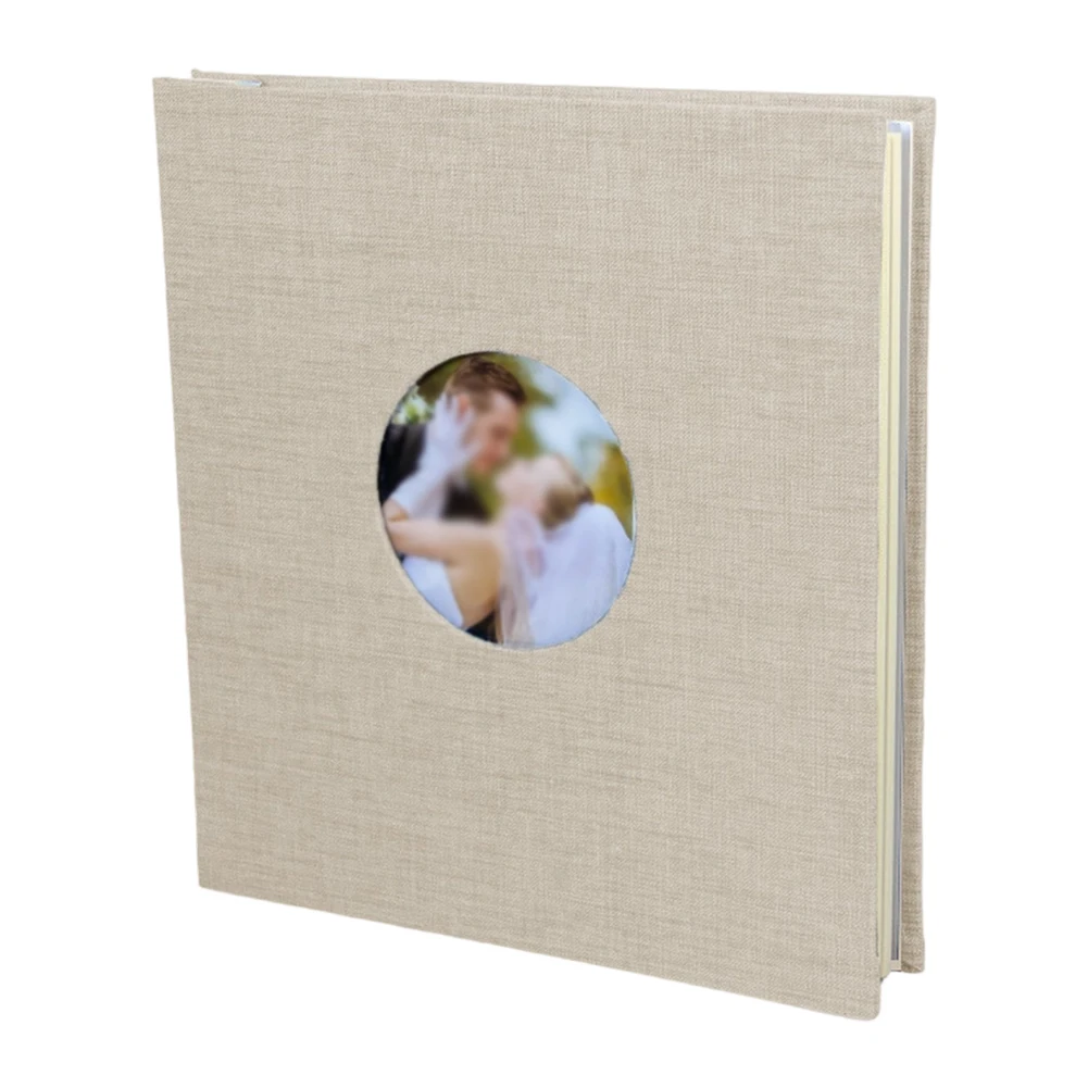 Linen Finish Scrapbook 23 x 25 cm for Documenting Special Events Including Weddings Birthdays and Anniversaries