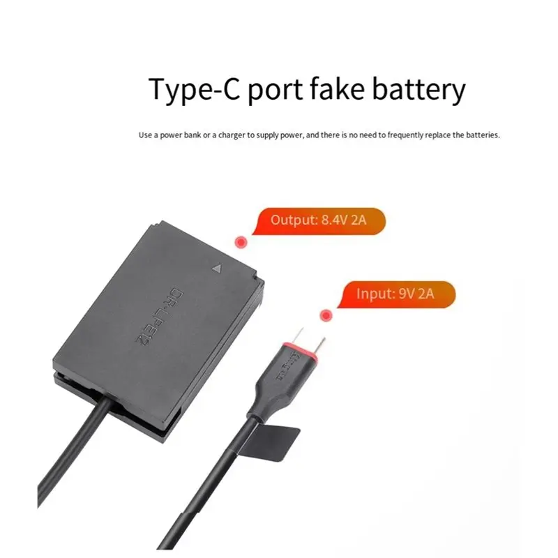 N91R-LP E12 LPE12 ACK-E12 Dummy Battery For Canon EOS M M2 M10 M50 DR-E12 Dummy Battery view 3