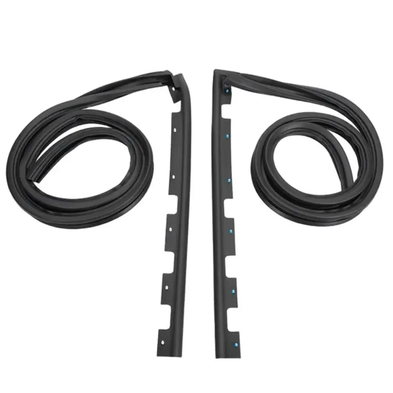AU65-1Pair Front Door Weatherstrip Rubber Seal 72325-S03-G01 72365-S03-G01 For Honda Civic EK Coupe Hatchback 1996-2000