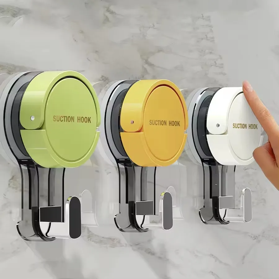 

1/3PCS Suction Cup Hook Reusable Stronge Vacuum Bathroom Suction Cup Hooks Waterproof Towel Rack Clothes Hanger Hook Accessor
