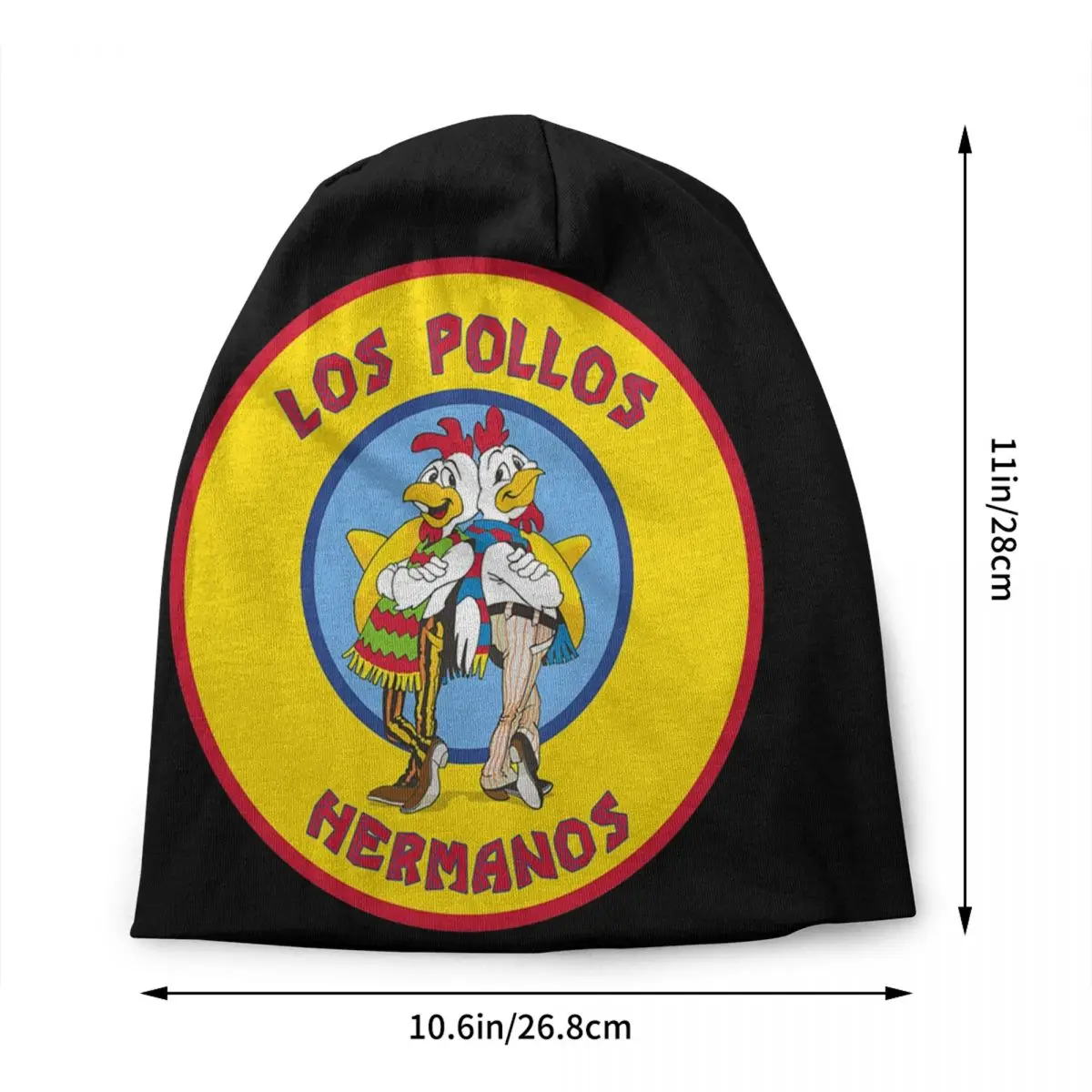 Los Pollos Hermanos Breaking Bad Skullies Beanies Caps Street Winter Warm Knitted Hat Adult The Chicken Brothers Bonnet Hats