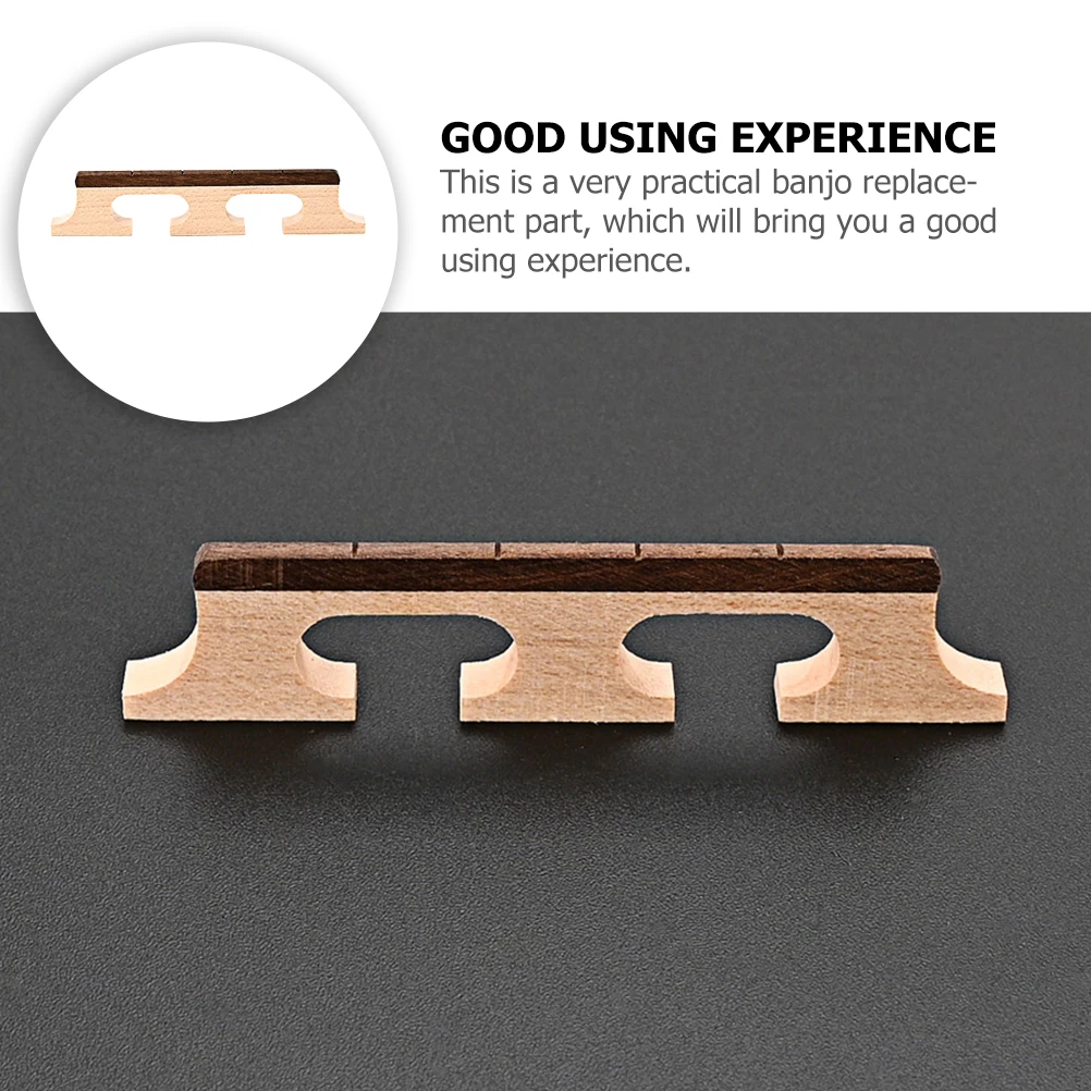 

Banjo Maple Saddle Replacement Part for Guitar Professional Musical Instrument Accessories Banjo Parts