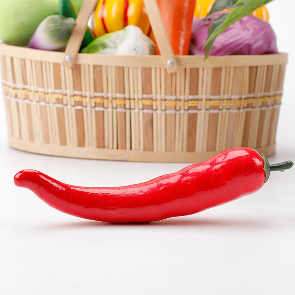 1PCS Simulated Vegetables Green PVC DIY Decoration-Micro Landscape Model Children's Toys Indoor Showcase Photography Prop - Image 5