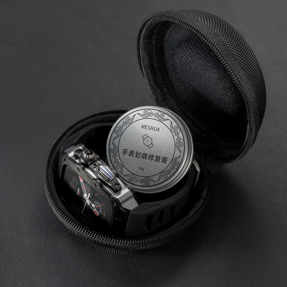 مزيل الخدوش ساعة معدنية مجوهرات تلميع كريم تلميع أدوات معدنية محمولة إيفا ساعة واحدة صندوق تخزين منظم #3