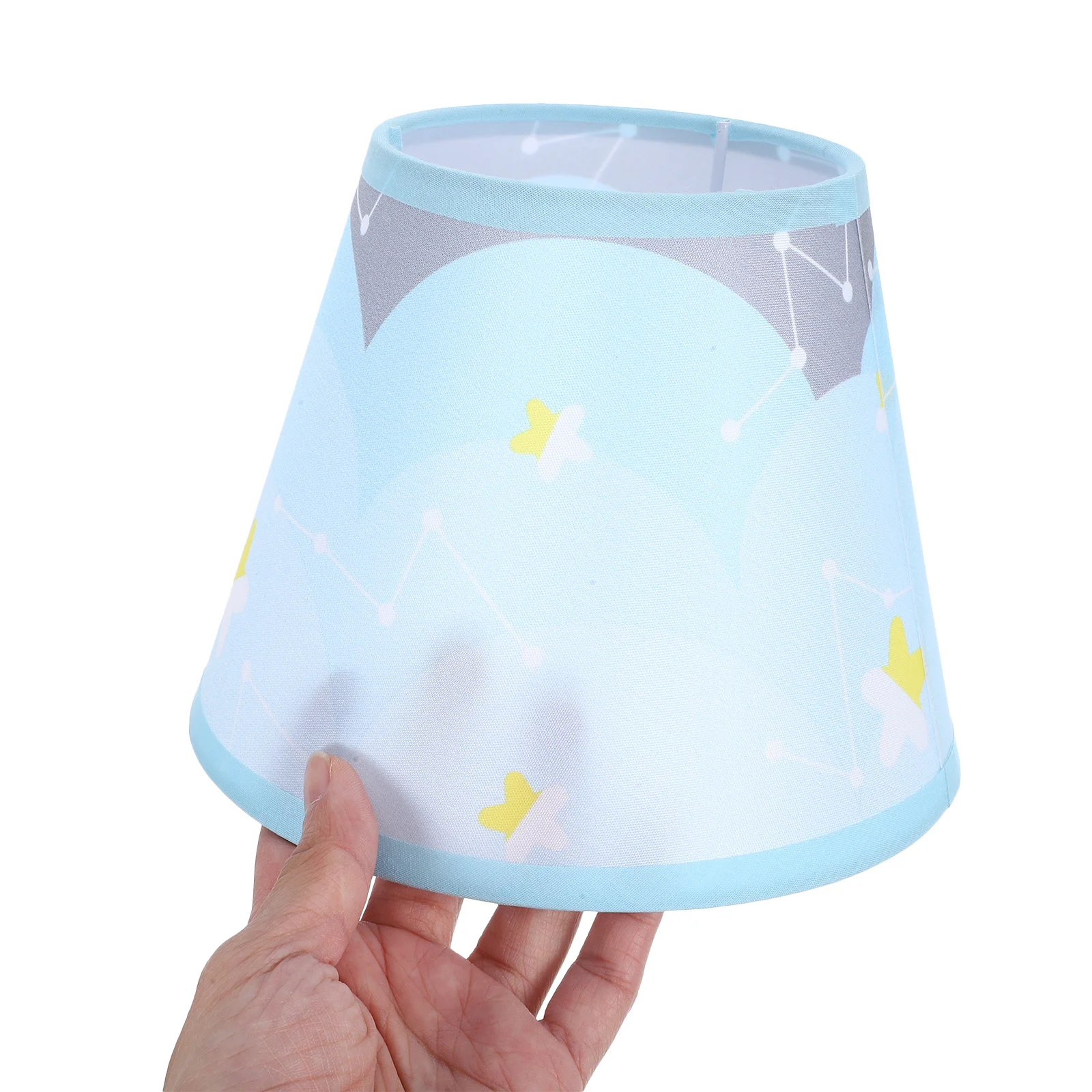 

Household Cloth Lampshade Lightweight Simple Style Easy Assembly for Bedside Desk Table Lamp Replacement Lamp Cover