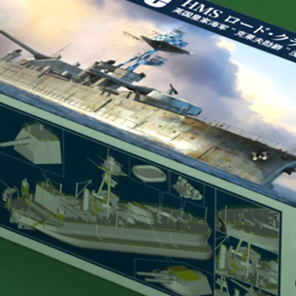 

Hobby Boss 86518 1/350 British Monitor HMS Lord Clive Static Ship Model Kit Metal Anchor Chain DIY Model Gift for Boys