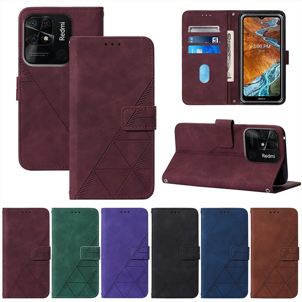 

Luxury Flip Leather Case For Redmi 10 1A 10C 10 9 Power 9AT 9T 9i 9A 9 8A 8 7 6A 6 Wallet Phone Cover