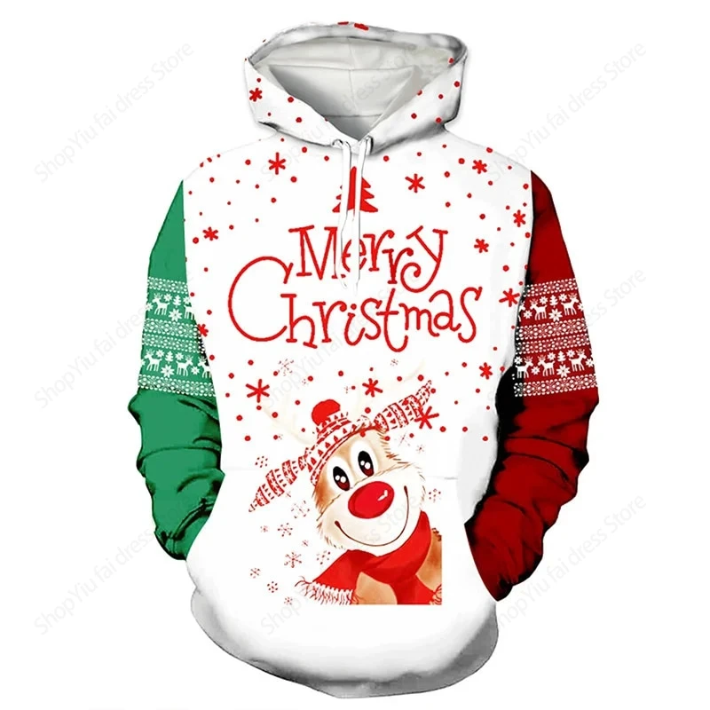 Merry Christmas 3d Print Hoodie Men Women Fashion Christmas Hoodie Sweatshirt Boy Coats Women Sweats Animal Elk Tracksuit Teens