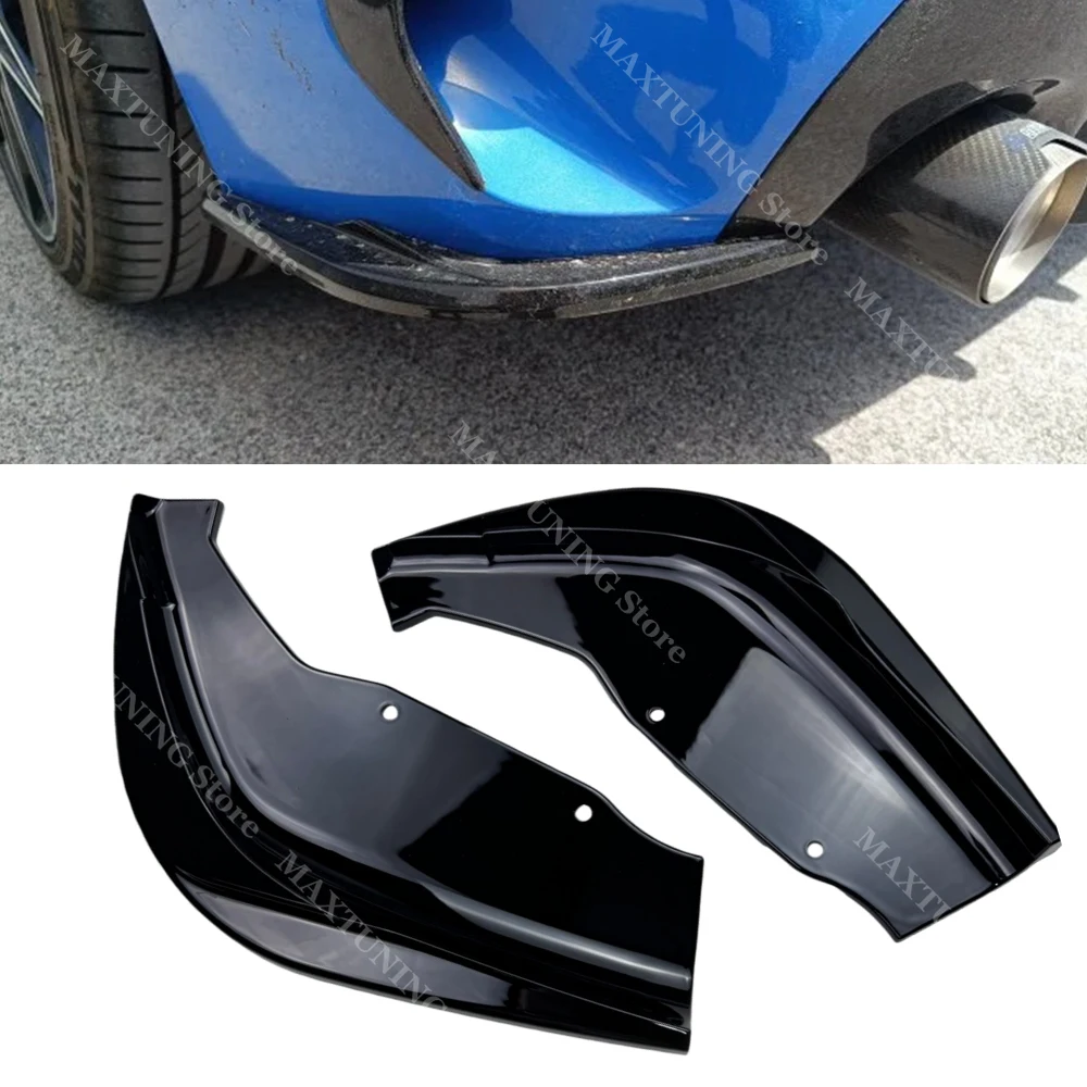 

2 шт. задних боковых спойлеров-накладок на бампер для BMW 1 серии F40 M135i 128ti 118i 120d M-Pack 2019-2023, высококачественный ABS-пластик, тюнинг