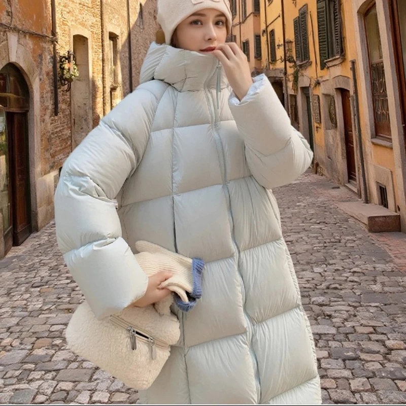 

Thick Warm Hooded Hood Women Down Jacket 2025 Winter New 90 Duck Down High Quality Women Down Jacket Fashion Women Parker H753