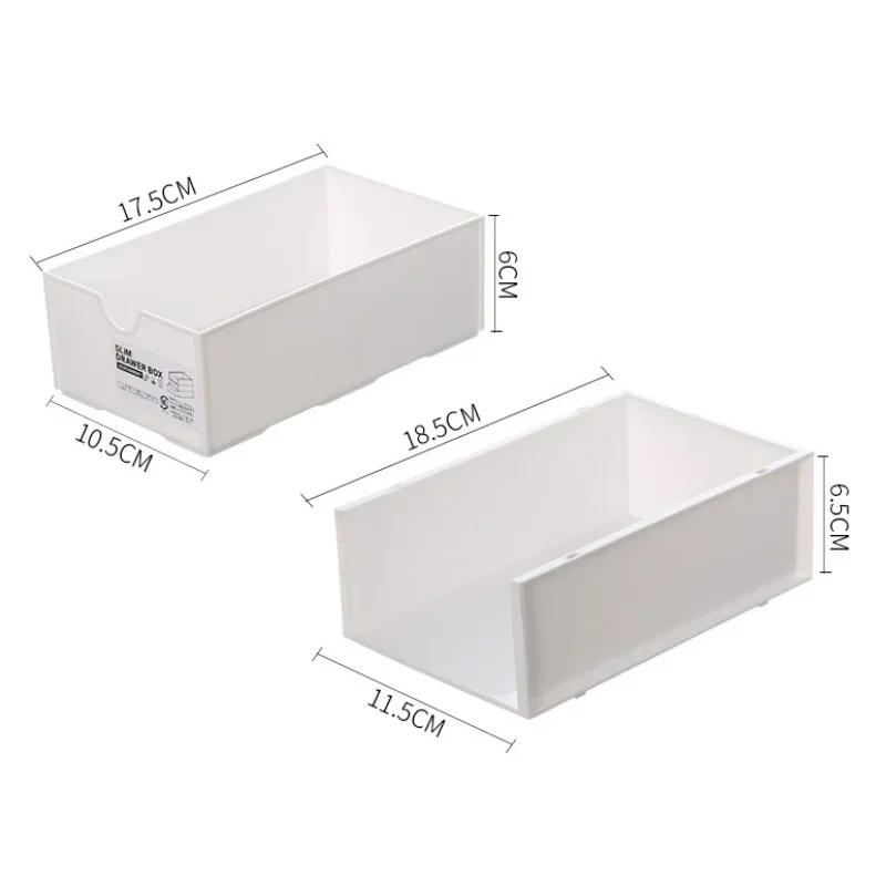 Multifunctional Desktop Drawer Storage Box Superposable Stationery Cosmetics Sundries Storage Basket Office Dormitory Organizer